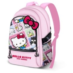Mochila Panels Hello Kitty 44cm adaptable