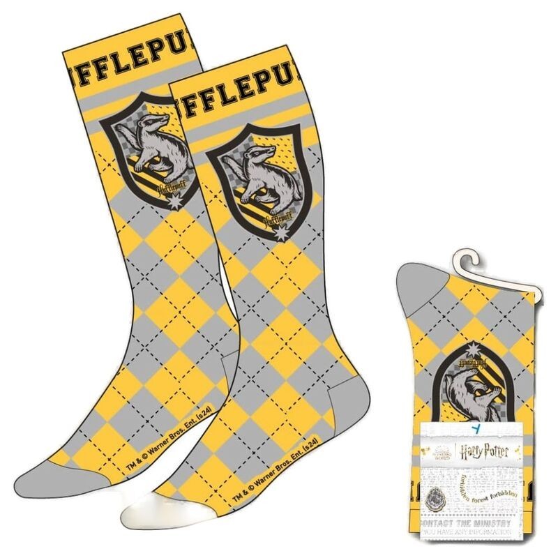 Set calcetines Hufflepuff Harry Potter adulto
