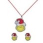 Set Colgante + pendientes Navidad El Grinch