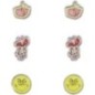 Set 3 Pares de pendientes Navidad El Grinch