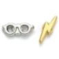 Pendientes Lightening Bolt and Glasses Harry Potter