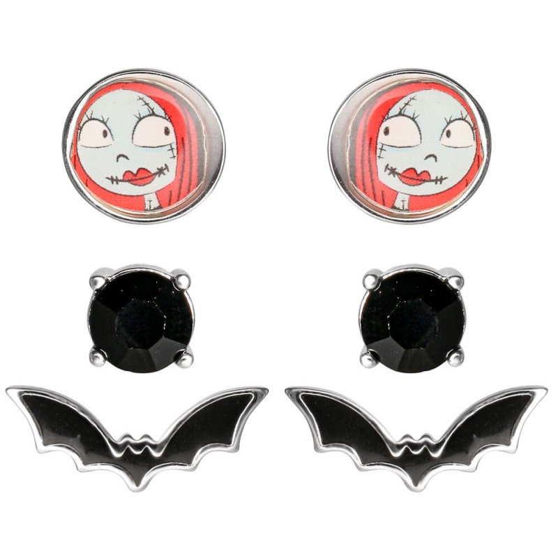 Set 3 Pares de pendientes Pesadilla Antes de Navidad Disney