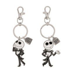 Set 2 Llaveros Jakks Skellington Pesadilla Antes de Navidad Disney