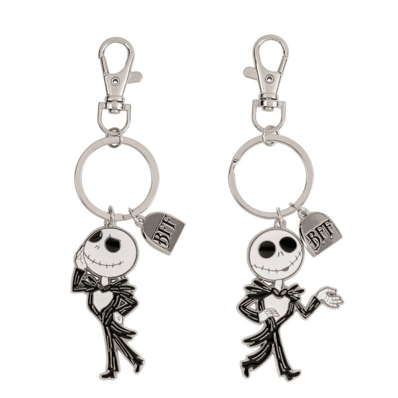 Set 2 Llaveros Jakks Skellington Pesadilla Antes de Navidad Disney