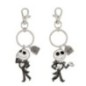 Set 2 Llaveros Jakks Skellington Pesadilla Antes de Navidad Disney