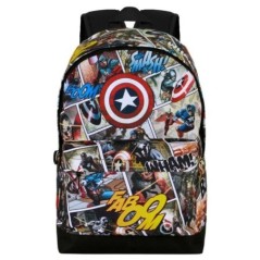 Mochila Comic Capitan America Marvel 44cm adaptable
