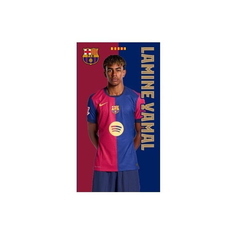 Toalla Lamine Yamal FC Barcelona microfibra