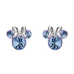 Pendientes Diciembre Minnie Disney plata
