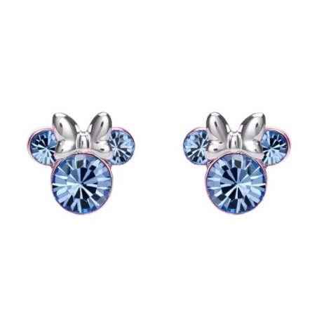 Pendientes Diciembre Minnie Disney plata