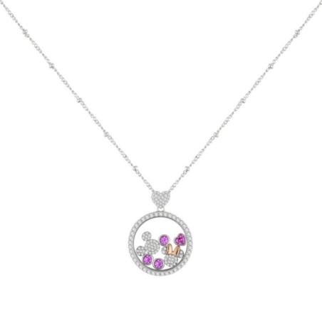 Colgante Mickey & Minnie Disney plata