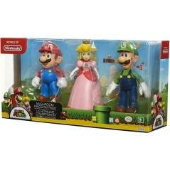 Blister 3 figuras Super Mario Bros 10cm