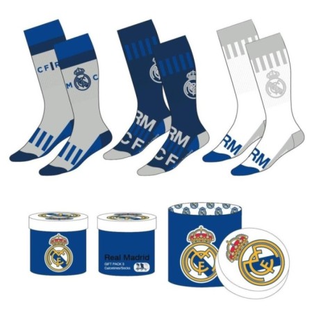 Set 3 calcetines Real Madrid adulto
