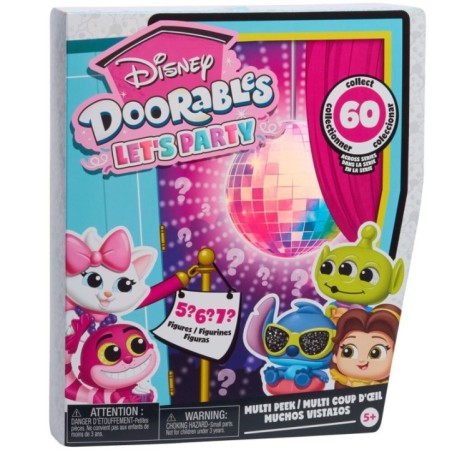 Figuras sorpresa Party Peek S14 Lets Party Disney Doorables