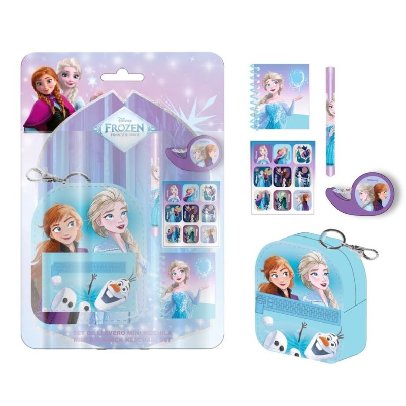 Set papeleria Mini Mochila Frozen Disney