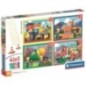 Puzzle Ocupado en el Trabajo 12+16+20+24pzs