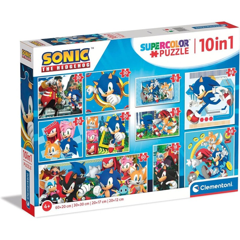 Puzzle Sonic the Hedgehog 18+30+48+60pzs