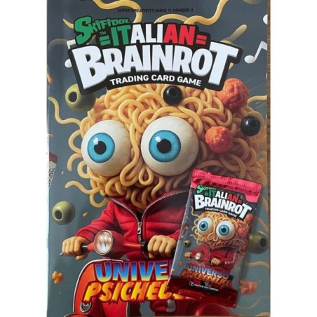 Album + Sobre de 7 cartas coleccionables Universo Psichedelico Skifidol Italian Brainrot Italiano