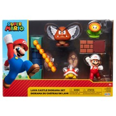 Blister diorama Castillo de Lava Super Mario Nintendo