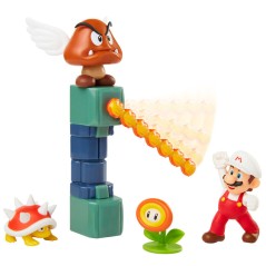 Blister diorama Castillo de Lava Super Mario Nintendo