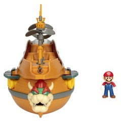 Playset Deluxe Aeronave Bowser Super Mario Nintendo