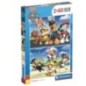 Puzzle Patrulla Canina Paw Patrol 2x60pzs