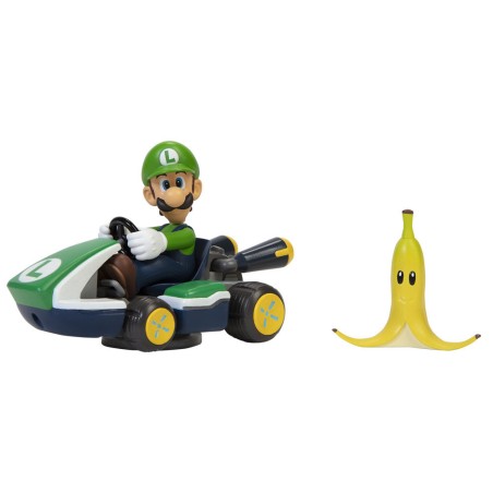 Figura Luigi Kart megagiros Mario Kart 6,5cm