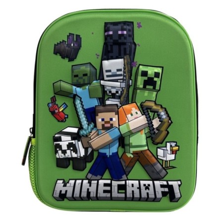 Mochila 3D Minecraft 29cm