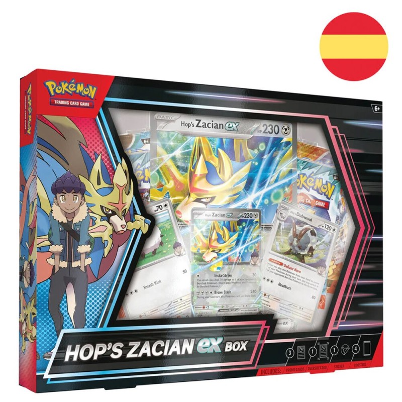 Blister cartas Zacian Ex de Paul Pokemon español