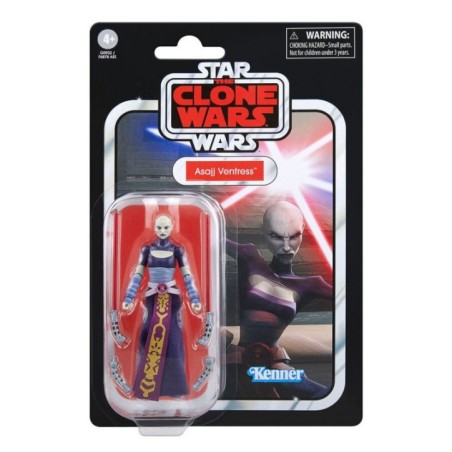 Figura Asajj Ventress La Guerra de los Clones Star Wars 9
