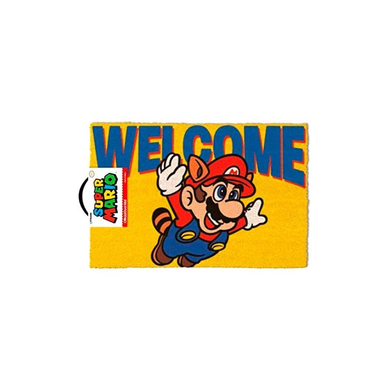 Felpudo Welcome Super Mario Nintendo