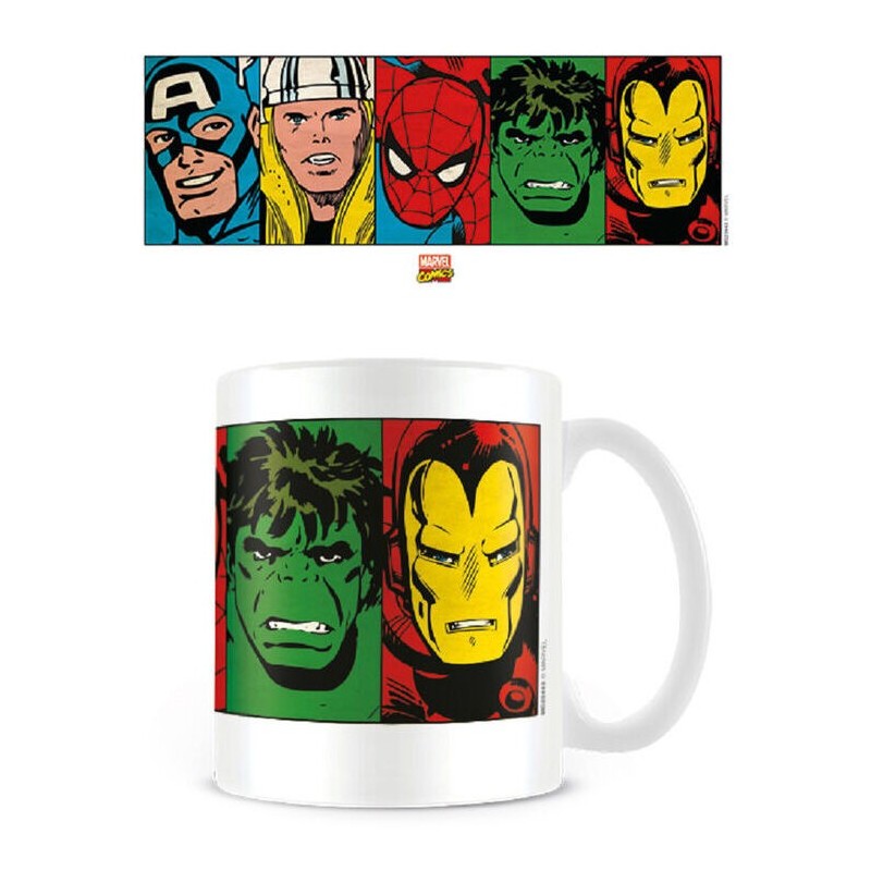 Taza Faces Vengadores Avengers Marvel