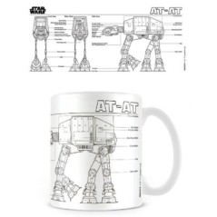 Taza AT-AT Sketch Star Wars