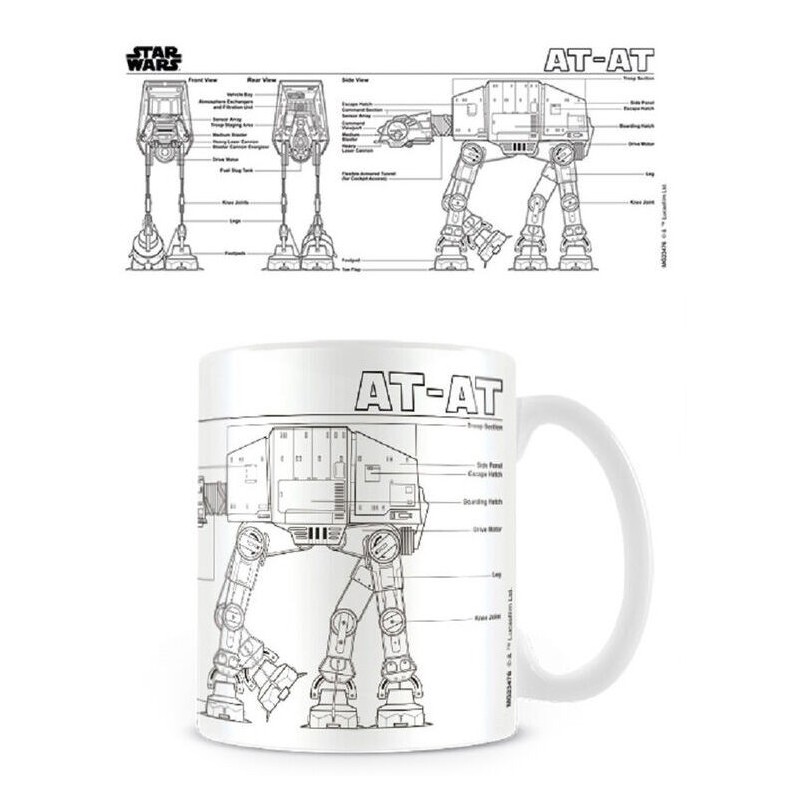 Taza AT-AT Sketch Star Wars