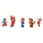 Blister 5 figuras Super Mario Bros 6cm