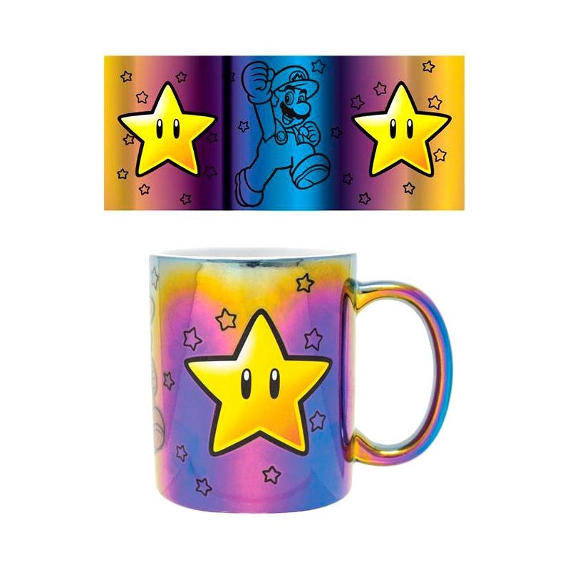 Taza Star Power Super Mario Nintendo