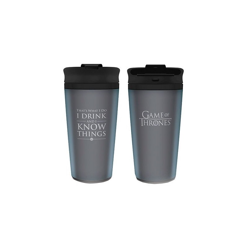 Taza viaje I Drink And I Know Things Juego de Tronos