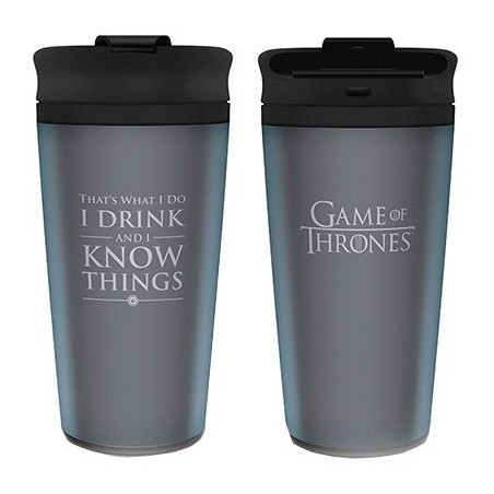 Taza viaje I Drink And I Know Things Juego de Tronos