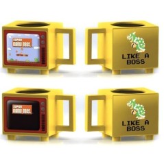 Taza termica Retro TV Super Mario Bros 500ml