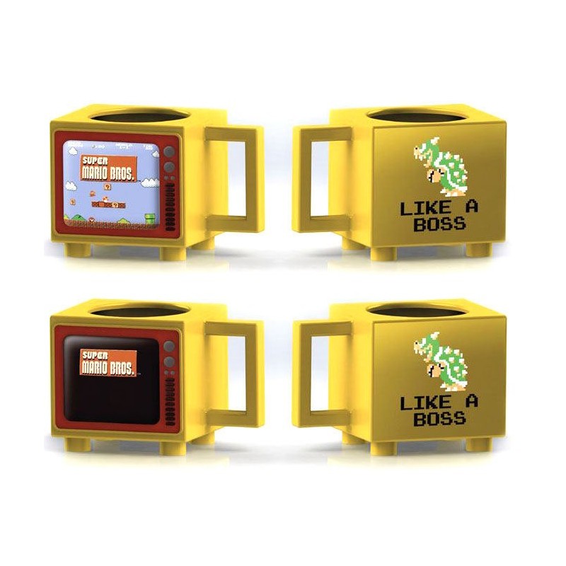 Taza termica Retro TV Super Mario Bros 500ml