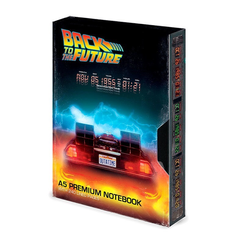 Cuaderno A5 premium VHS Regreso al Futuro