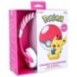 Auriculares infantiles Pink Pokeball Pokemon