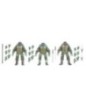 Set 3 figuras Ghost Brothers Teenage Mutant The Last Ronin Tortugas Ninja 18cm