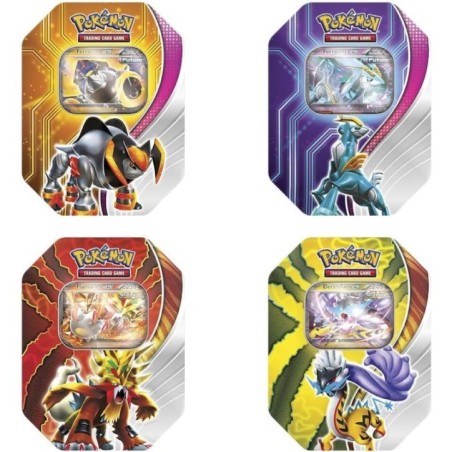 Lata juego cartas coleccionables Destinos Paradojicos Pokemon español surtido