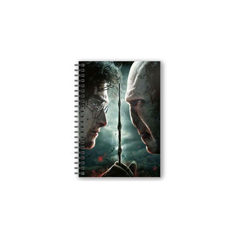 Cuaderno A5 3D Harry vs Voldemort Harry Potter