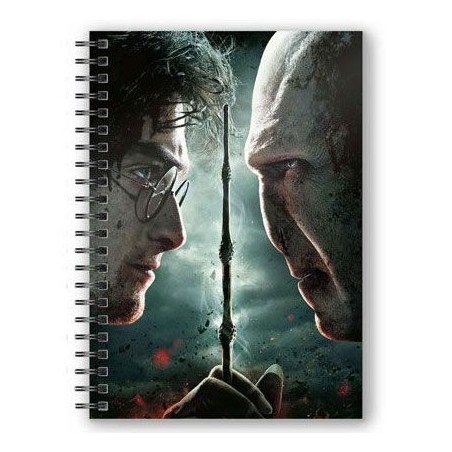 Cuaderno A5 3D Harry vs Voldemort Harry Potter