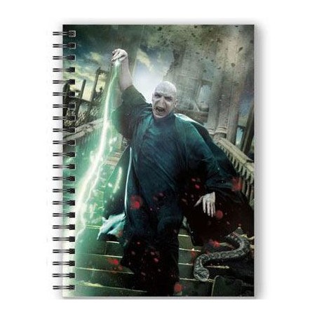 Cuaderno A5 3D Voldemort Harry Potter