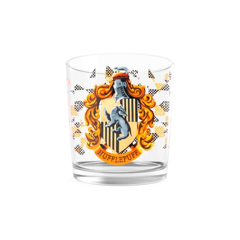Vaso cristal Logo Hufflepuff Harry Potter