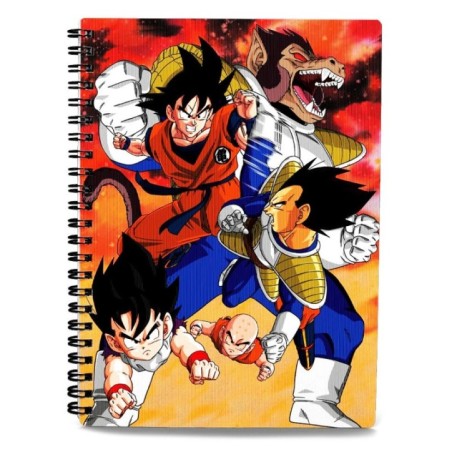 Cuaderno A4 Goku vs Vegeta Dragon Ball Z
