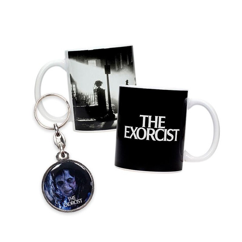 Taza + Llavero metalico El Exorcista
